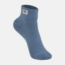 Single ribbed sock — blue